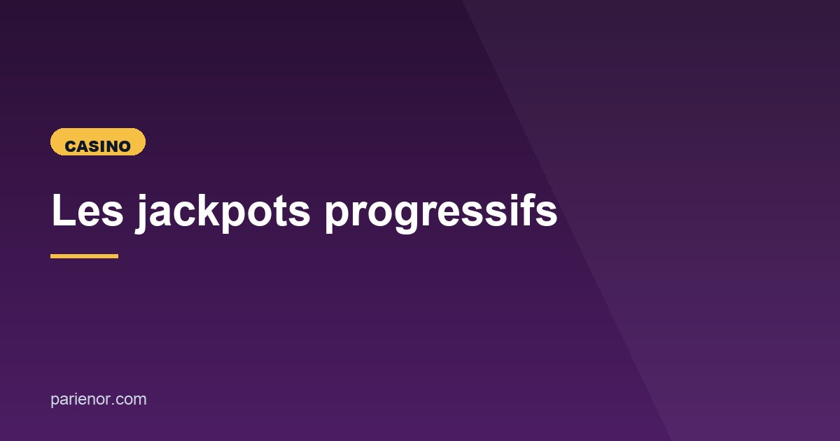 Illustration de l'article consacré aux jackpots progressifs