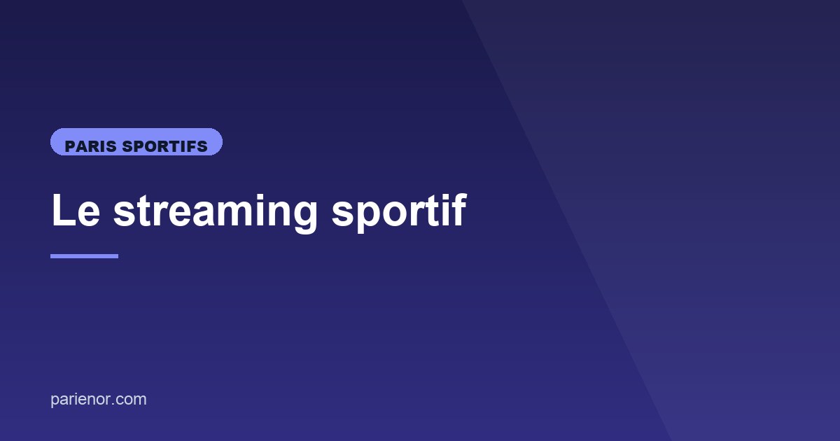 Illustration de l'article consacré au streaming sportif